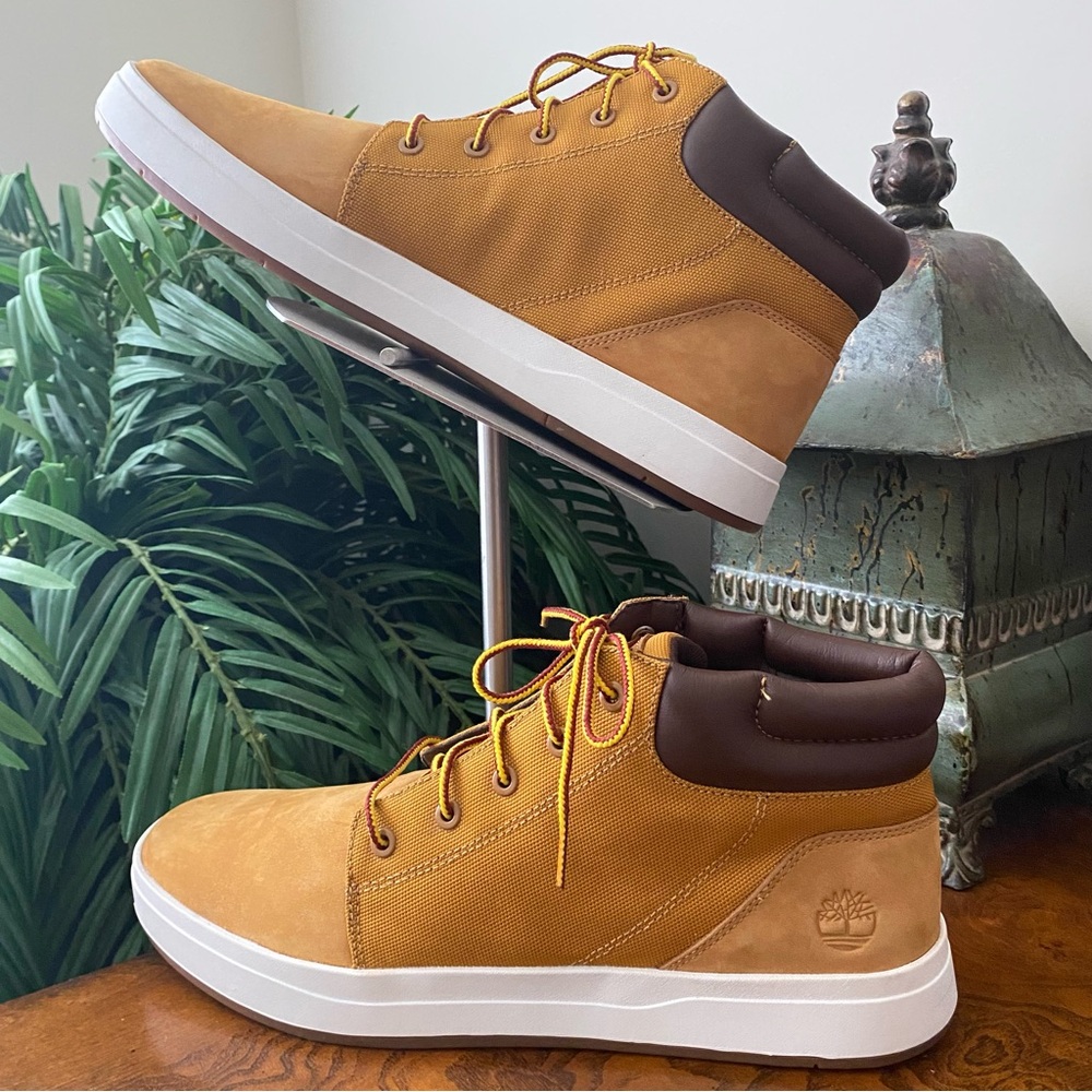 TIMBERLAND Davis Square Mixed-Media Chukka Boots